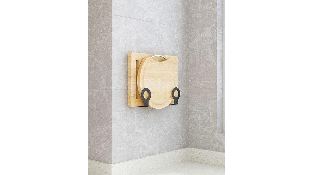 wall mounted cutting board holder
