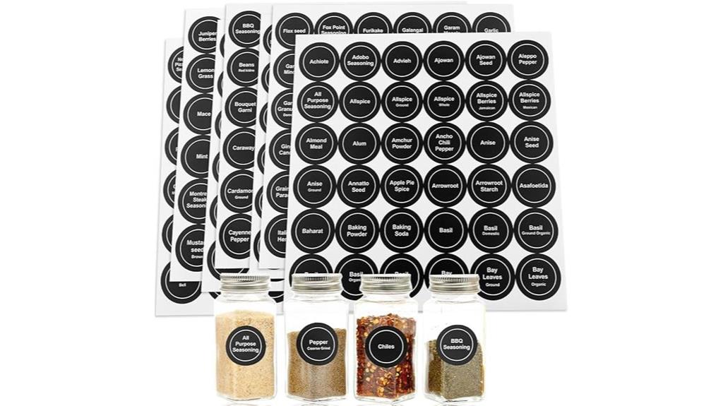 waterproof round sticker set