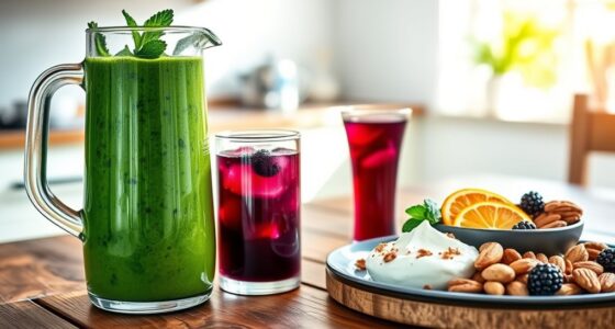 adding health boosting drinks