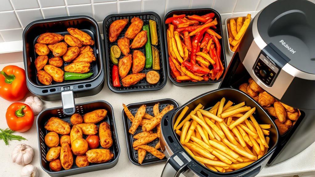 air fryer batch meal prep