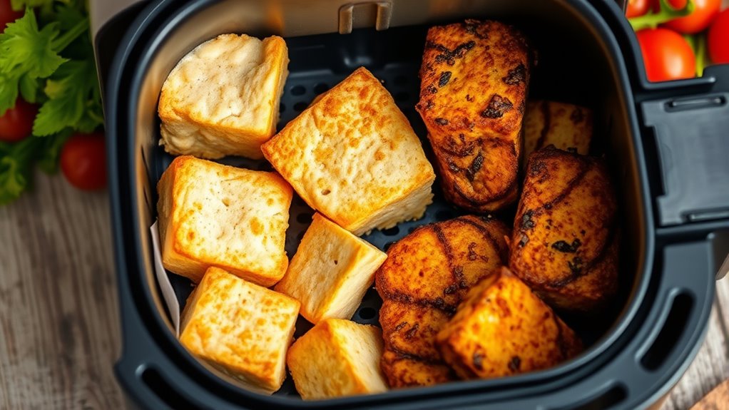 air fryer plant proteins