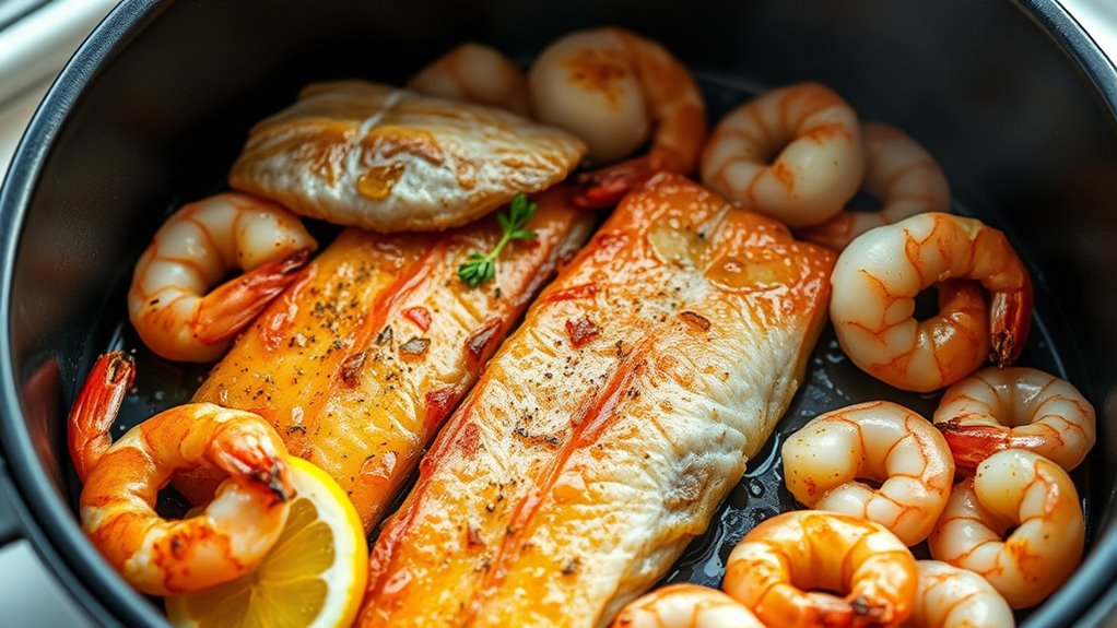 air fryer seafood cooking