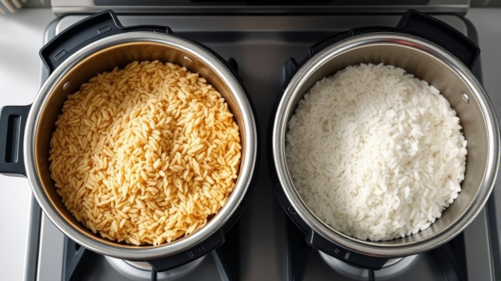 brown rice cooks longer