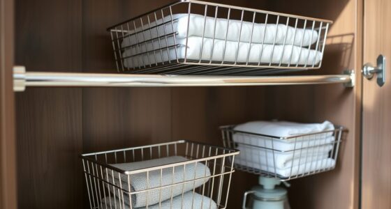 cabinet interior tension bars