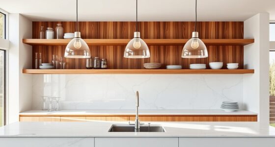choosing open shelving designs