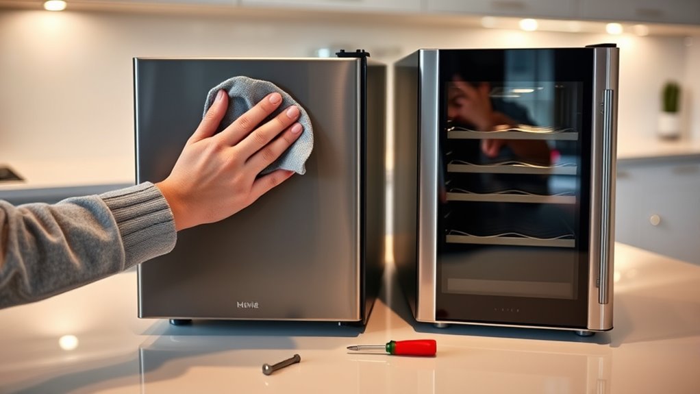 clean coils check seals