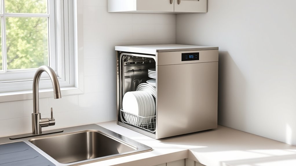 compact efficient portable dishwashers