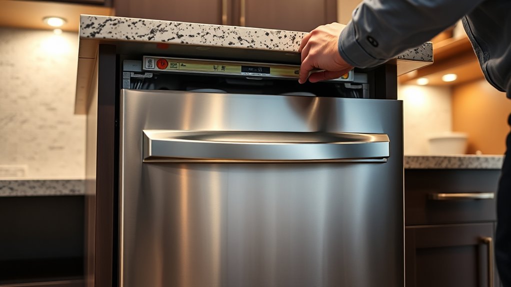 countertop dishwasher installation tips