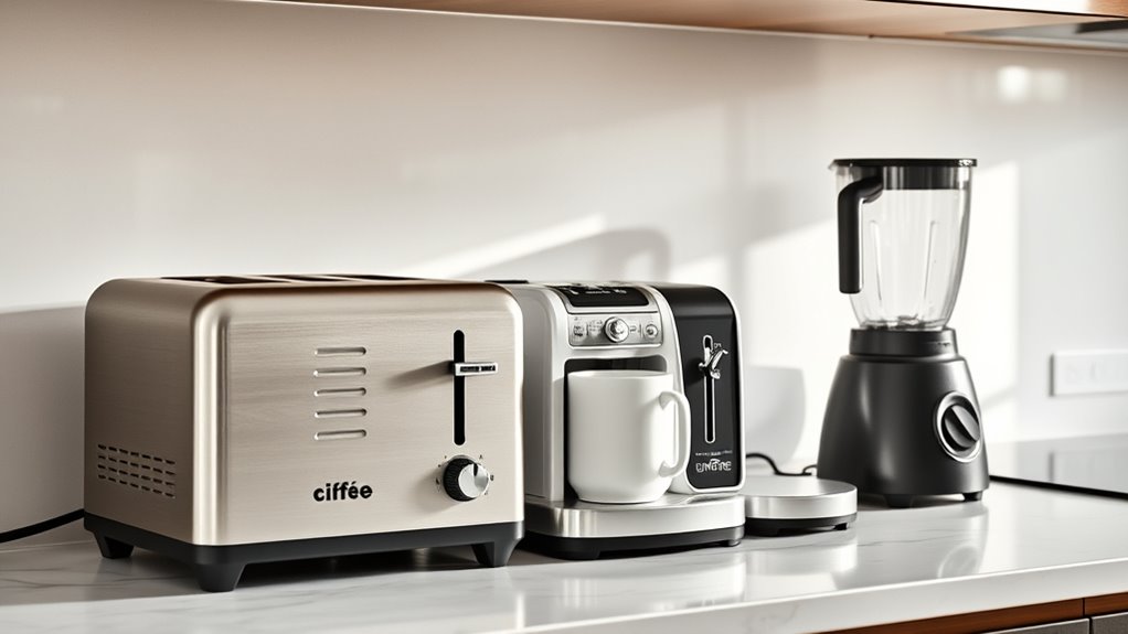 countertop small appliance organization