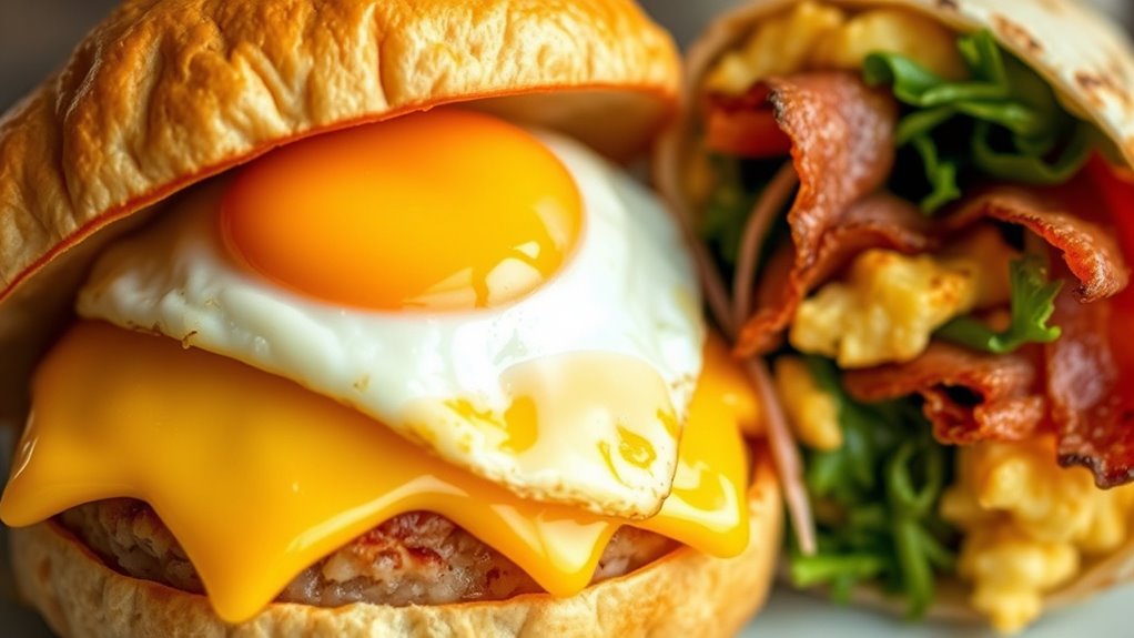 customizable quick breakfast options