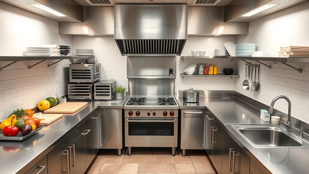 efficient kitchen task zoning