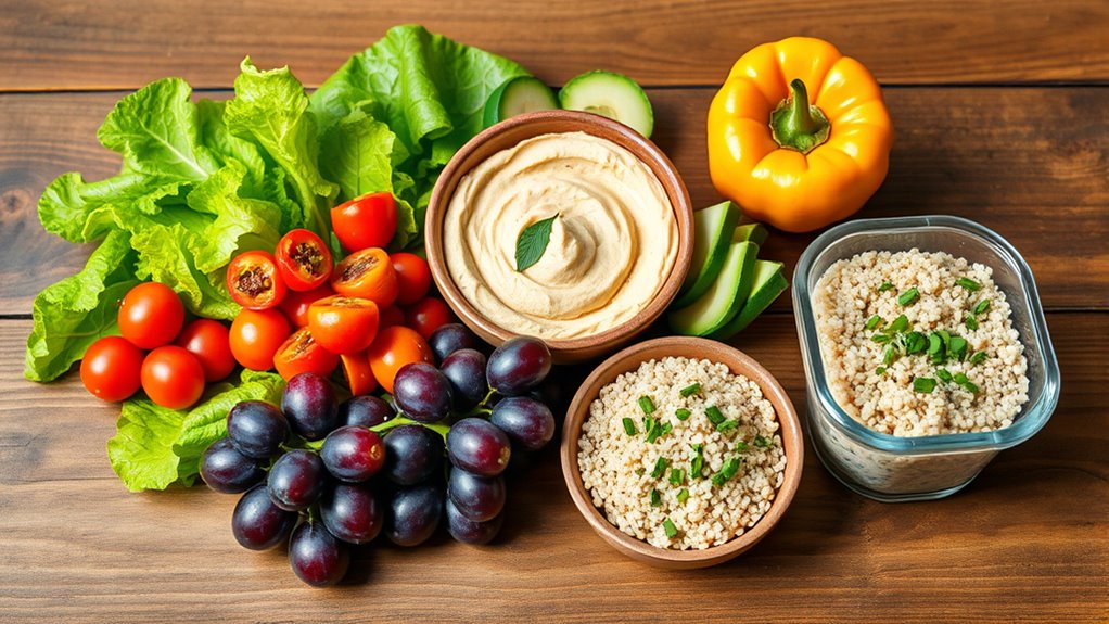 efficient vegetarian meal prep