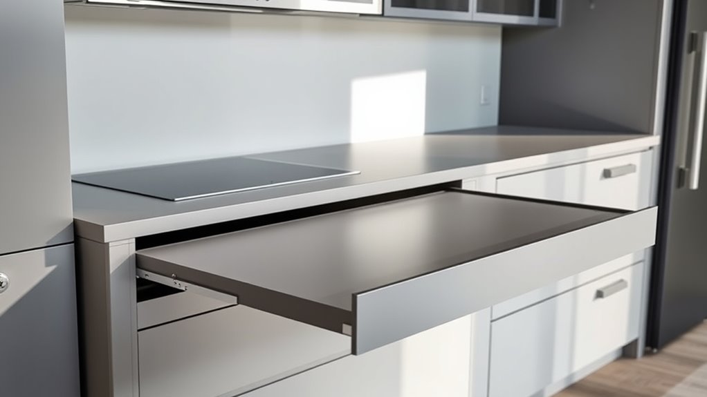 flexible space saving kitchen surfaces
