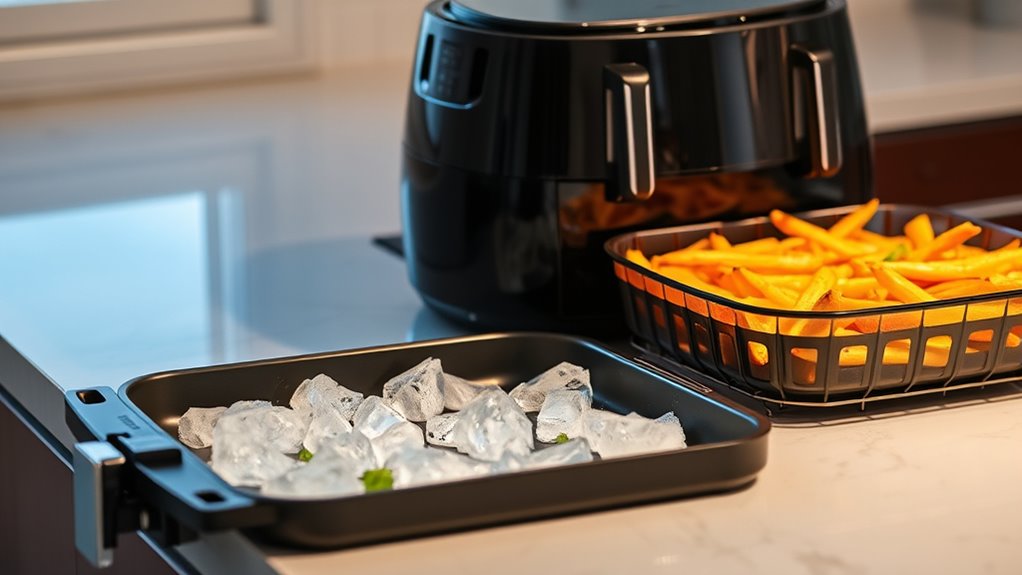 frozen vs fresh air frying