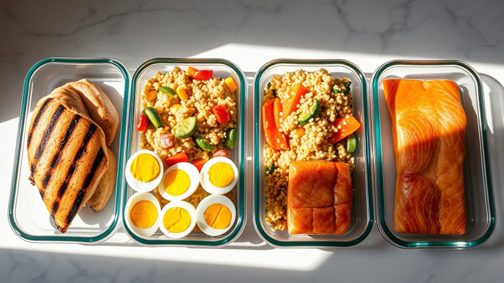 high protein meal prep tips