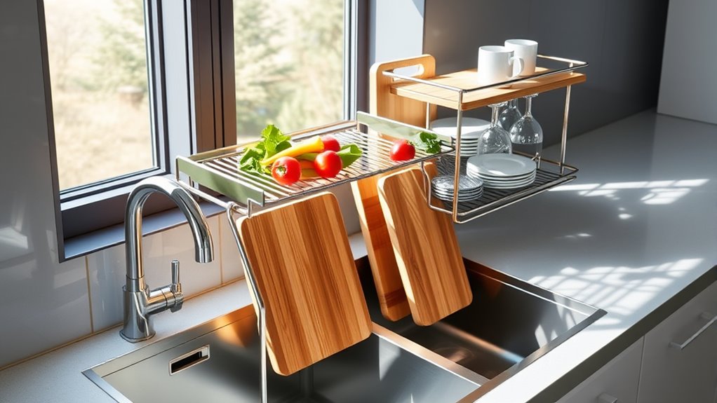 kitchen sink prep accessories