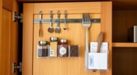 maximize cabinet door space