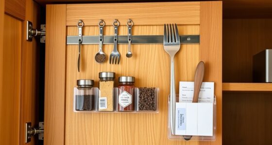 maximize cabinet door space