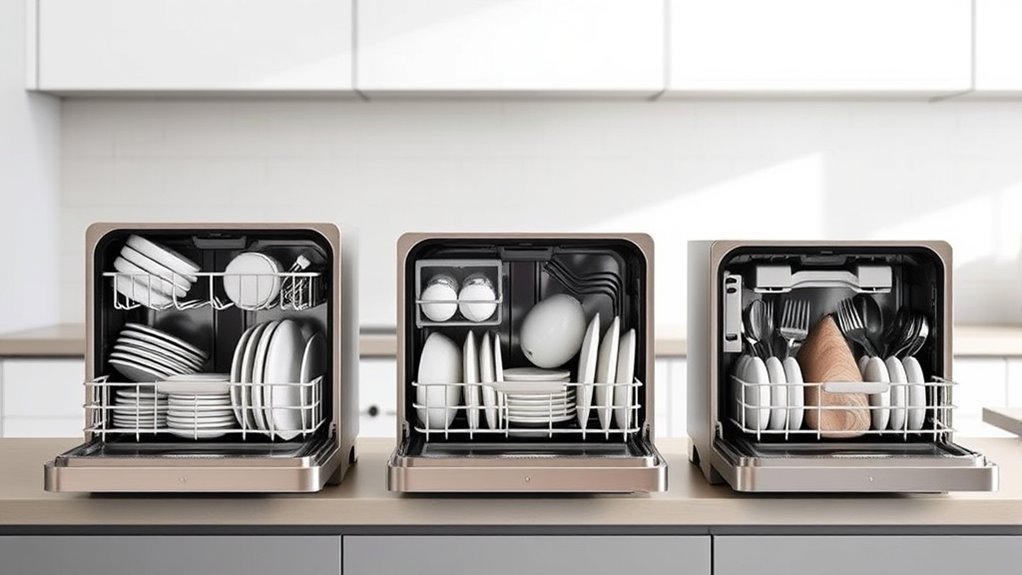mini dishwasher capacity guide