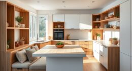 multifunctional furniture for cozy kitchens