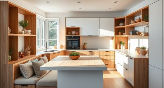 multifunctional furniture for cozy kitchens