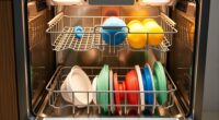 optimize mini dishwasher space