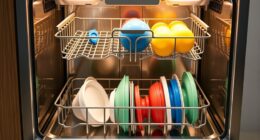 optimize mini dishwasher space