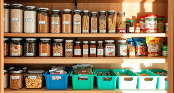 organize pantry with labels