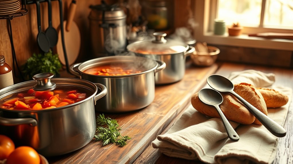 prepare cold weather soups