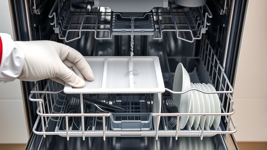 proper detergent and softening