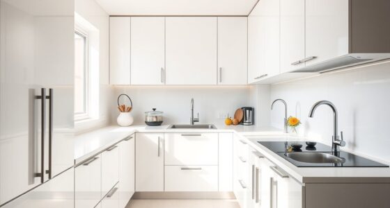 reflective surfaces enhance space