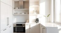 streamlined small kitchen spaces