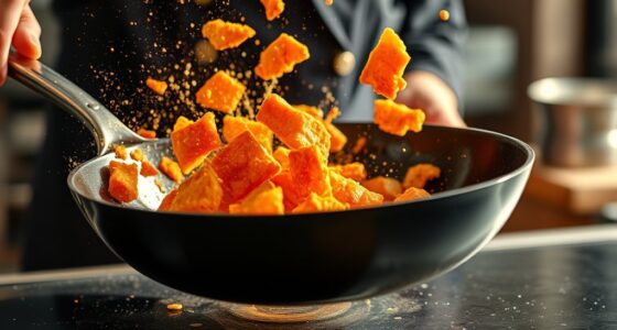 turn flip shake evenly