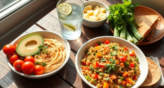 vegetarian lunch meal prep