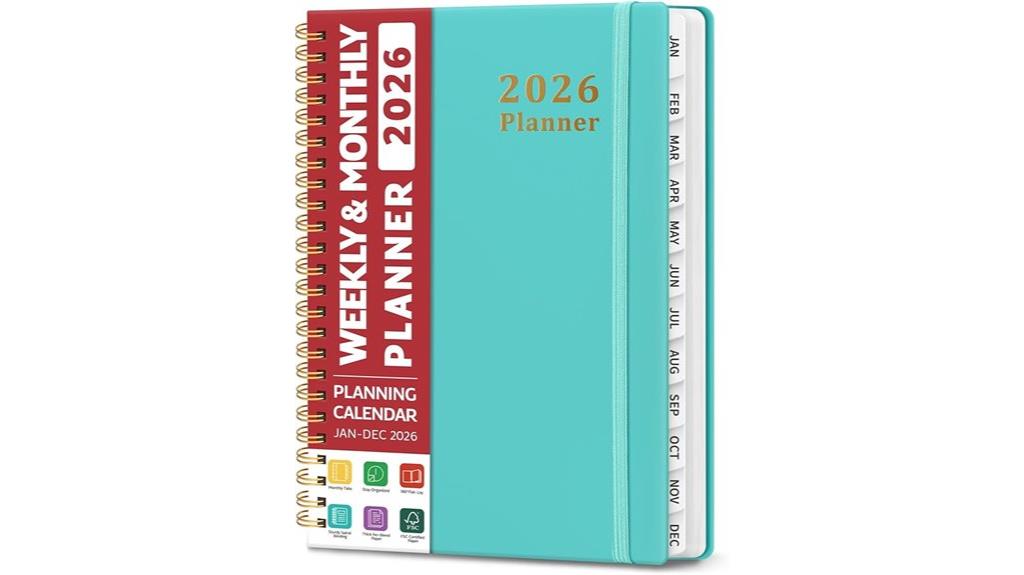 aquamarine a5 planner