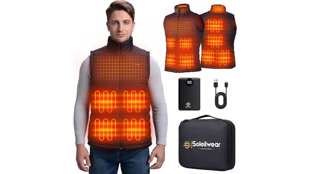 heated vest with power