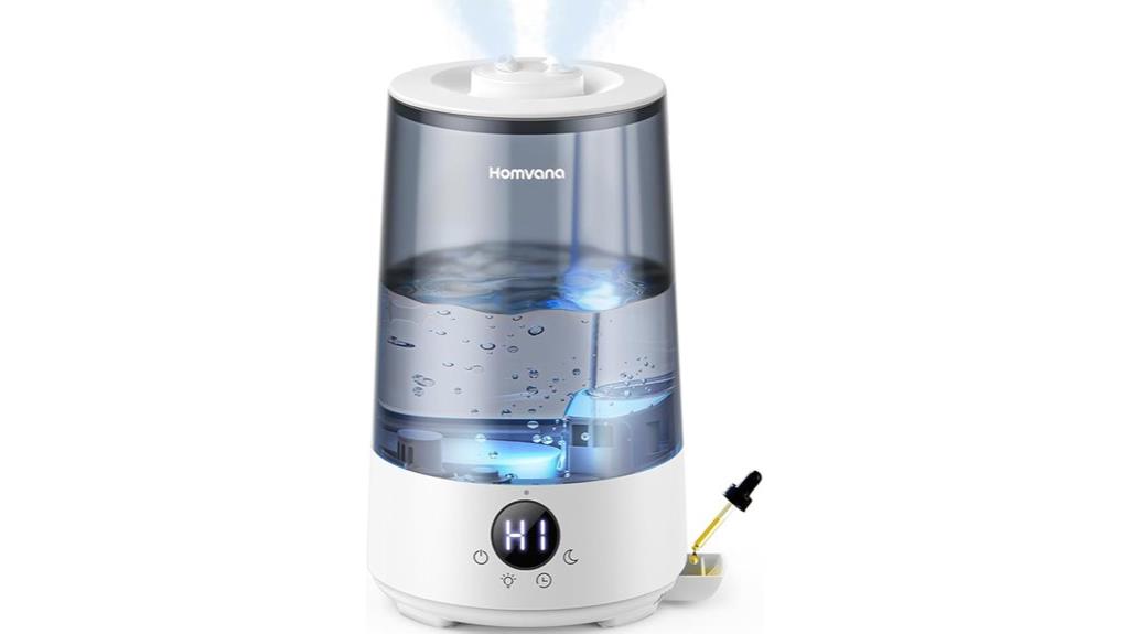 humvana 3 6l humidifier lights