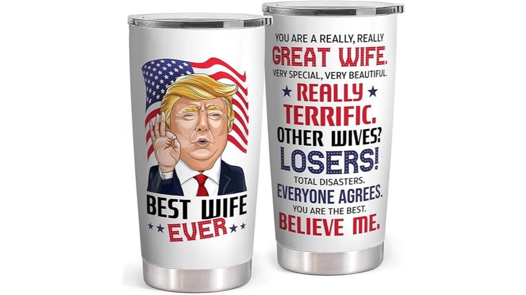 husband s gift white tumbler