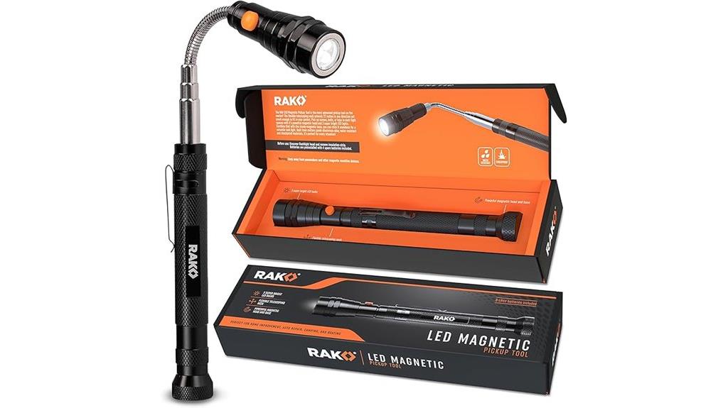 magnetic led pickup tool