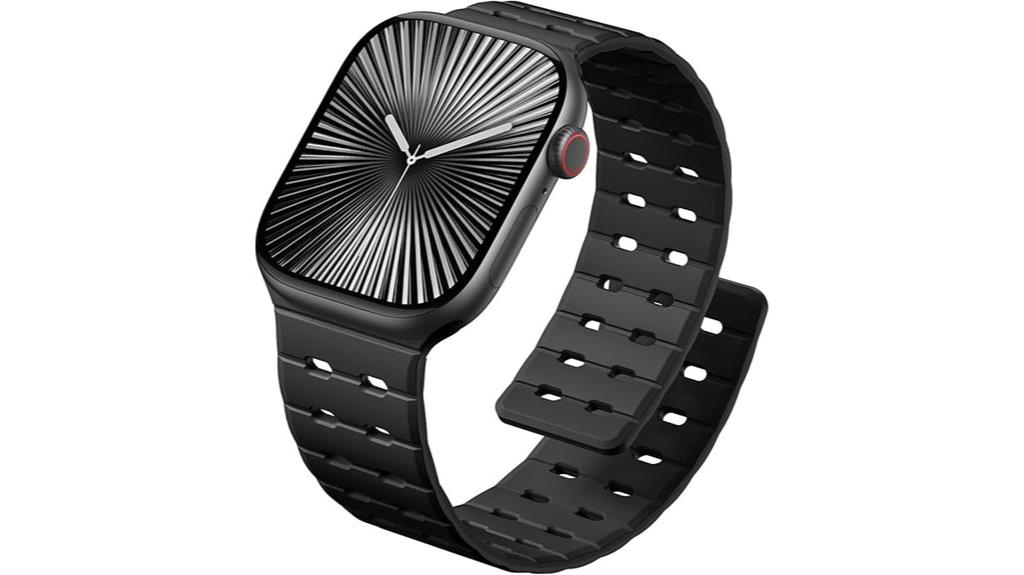 magnetic silicone apple watch