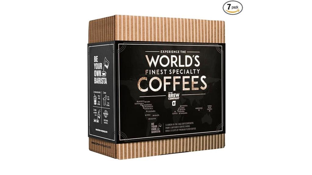 premium organic coffee sampler