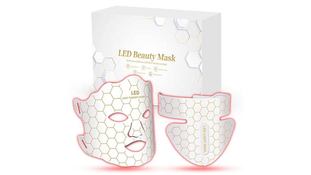 red light facial mask