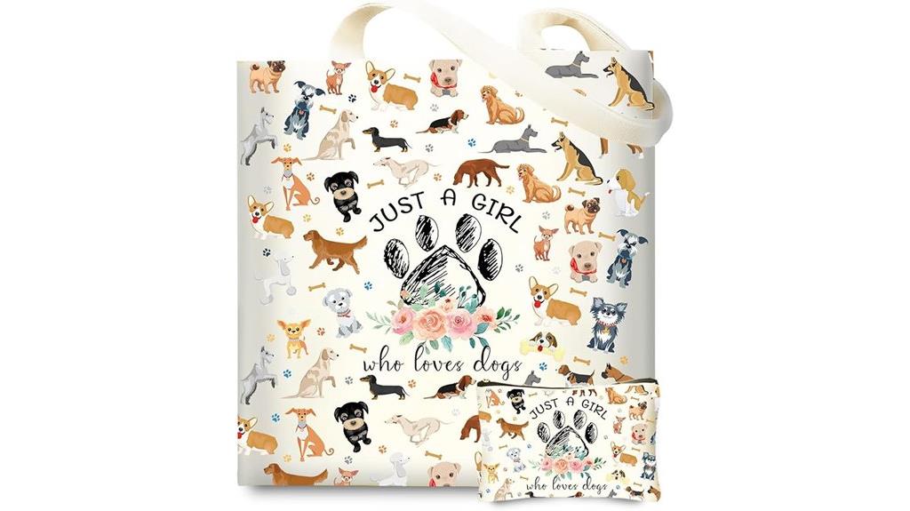 reusable dog lover bag