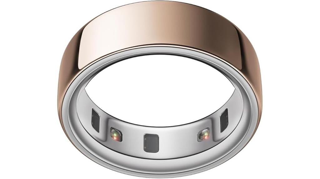 rose gold oura ring