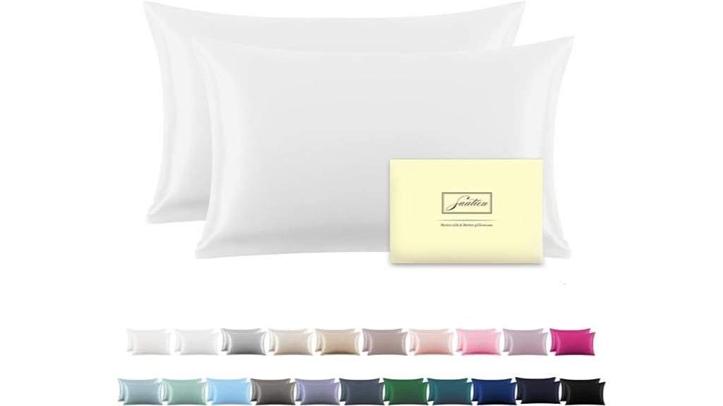 silk pillowcase twin set
