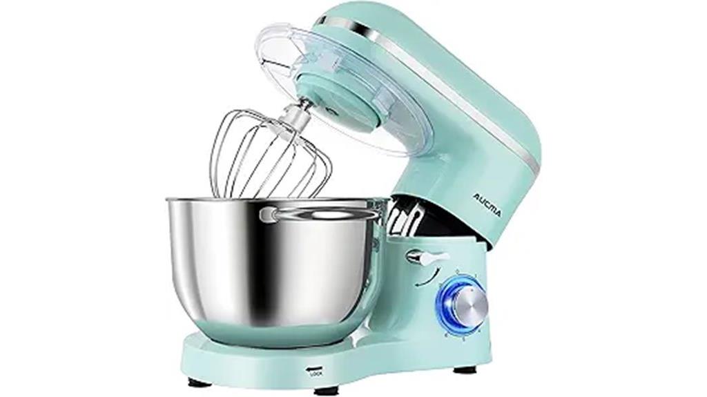 six quart 660w tilt head mixer