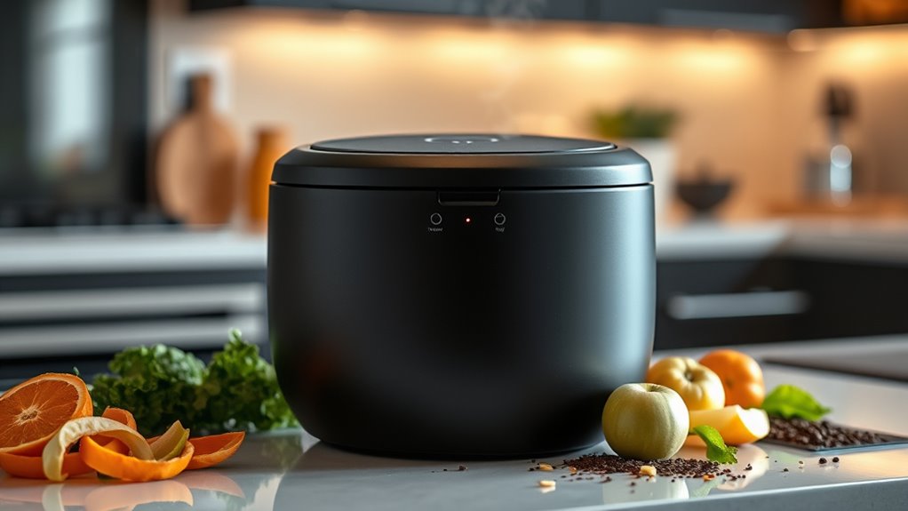 top electric kitchen compost bins