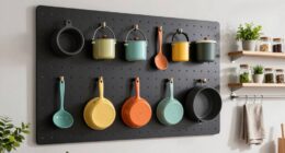 adjustable pegboard storage