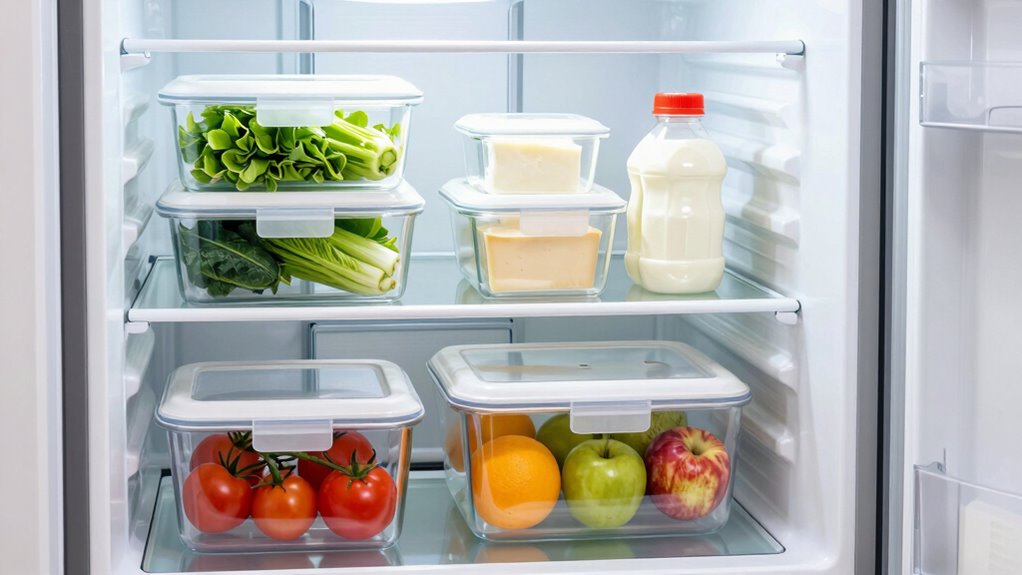 choose appropriate storage containers