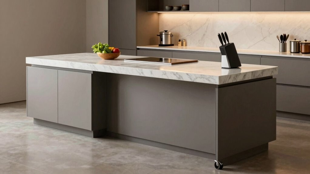 choose the right sized kitchen island